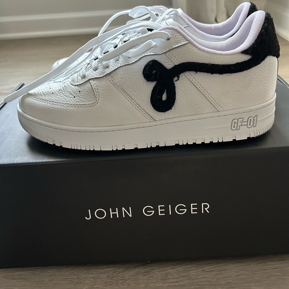 White and Black Men's Sneakers